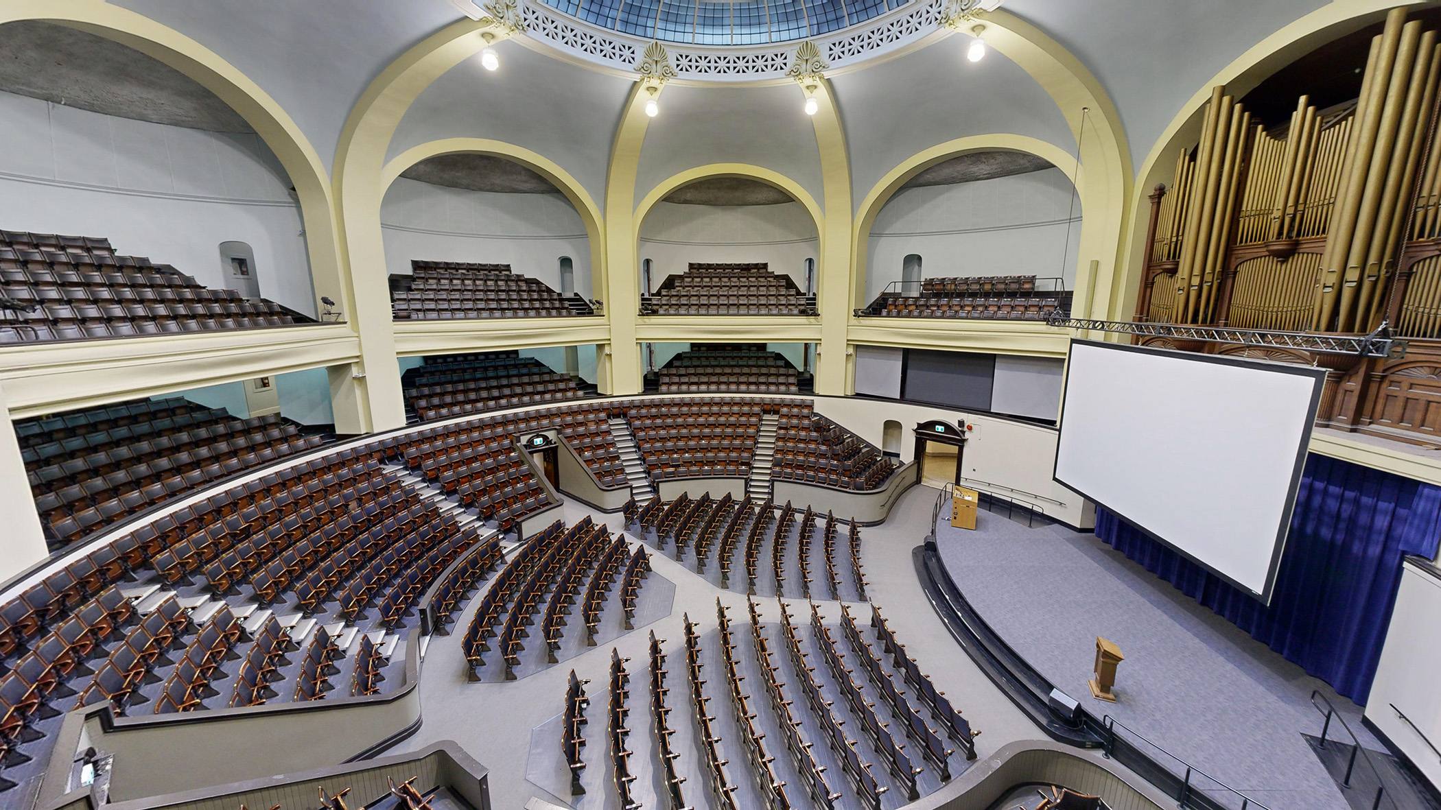 Convocation-Hall from upper floor