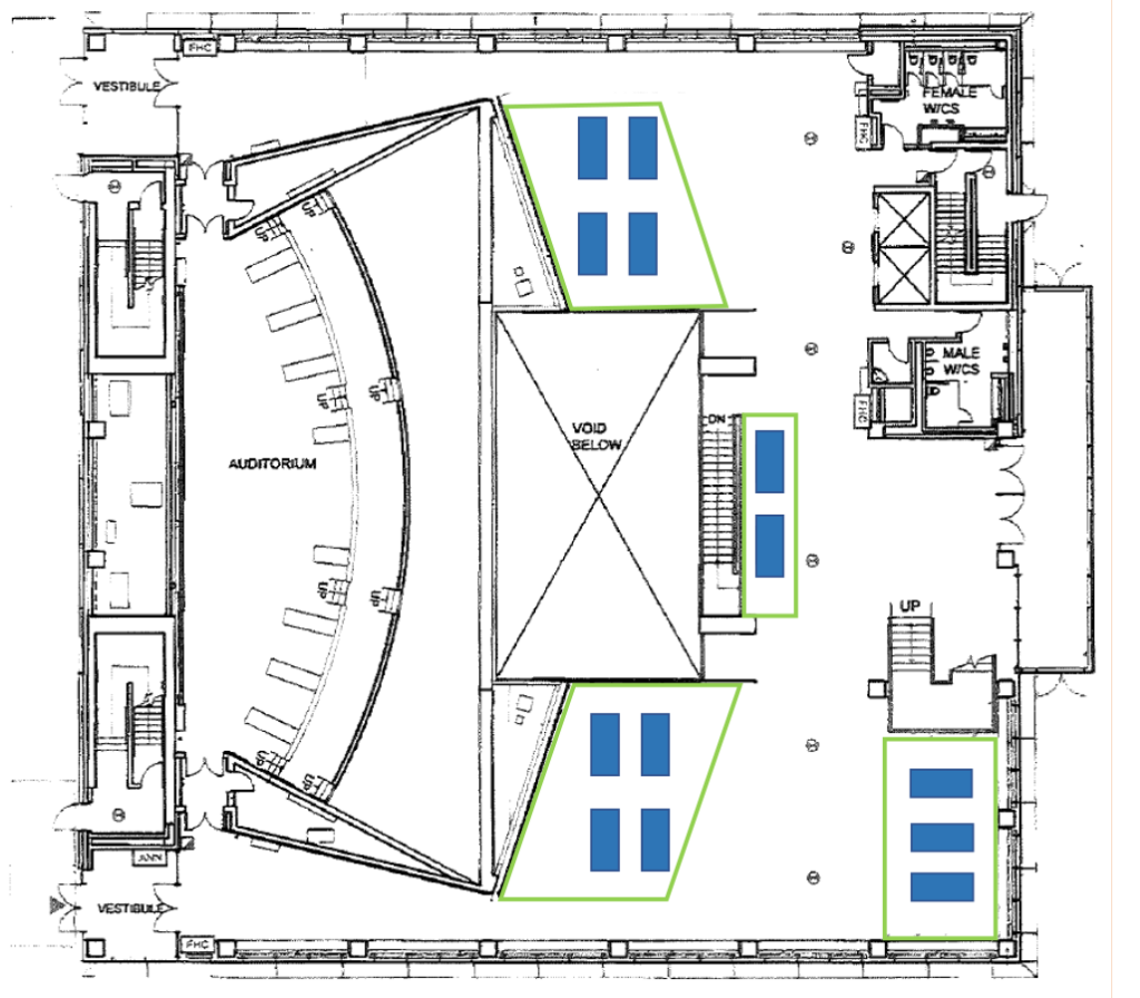 Myhal 1st Floor Plan with Layout Table A