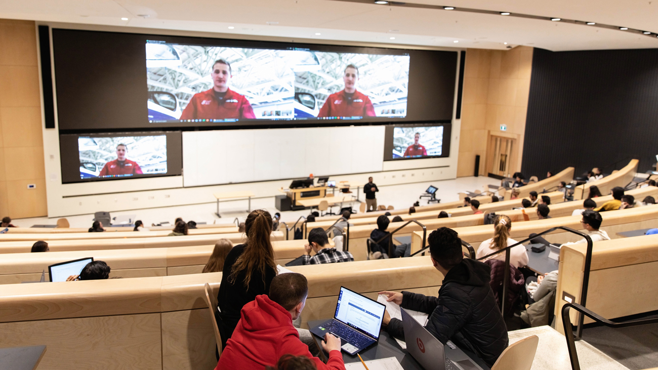 Myhal state-of-the-art lecture hall at U of T